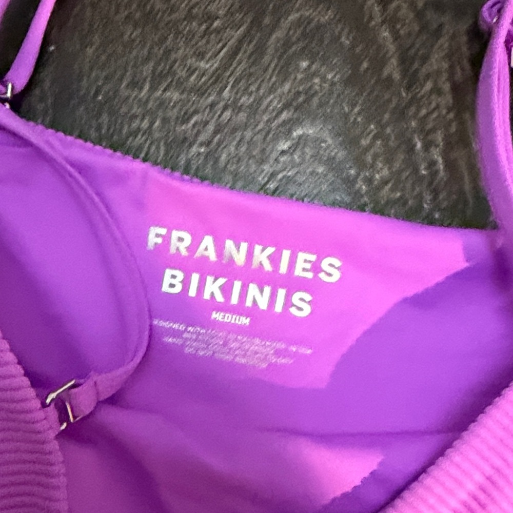 Frankie's Bikinis Purple Cutout Bikini - Picture 4 of 6